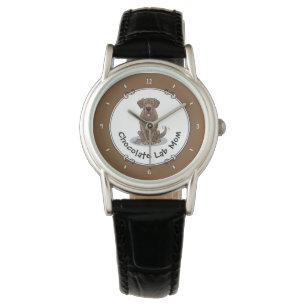 Chocolate Lab Mom (Labrador Retriever Mom) Cute Watch