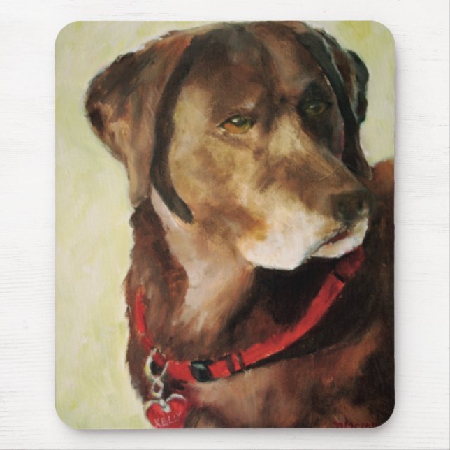 Chocolate Lab Mousepad (Front)