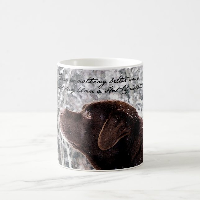 Chocolate Lab Mug (Center)