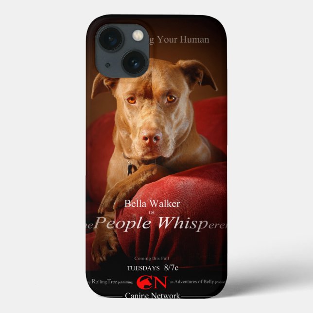 Chocolate Lab Pit Mix Dog Movie Poster Case-Mate iPhone Case (Back)