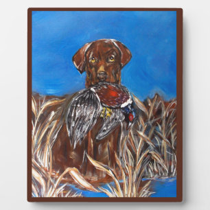 CHOCOLATE LAB PLAQUE