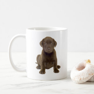 Chocolate Lab Puppy Coffee Mug