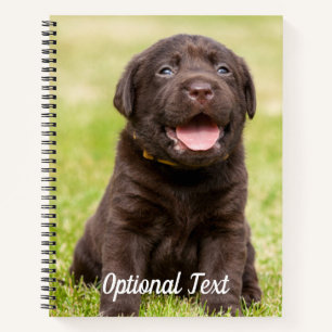 Chocolate Lab Puppy Notebook