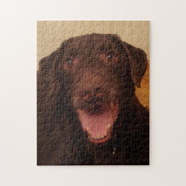 chocolate lab puzzle (Vertical)