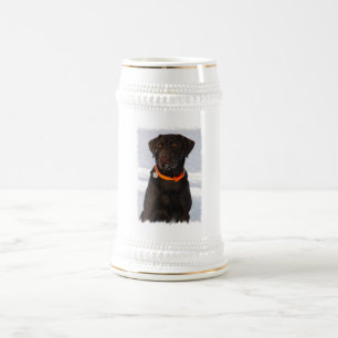 Chocolate Labrador Beer Mug