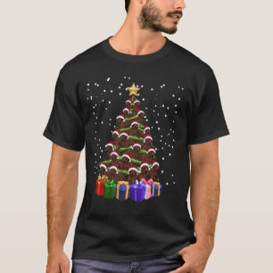Chocolate Labrador Christmas Tree Funny Xmas Match T-Shirt