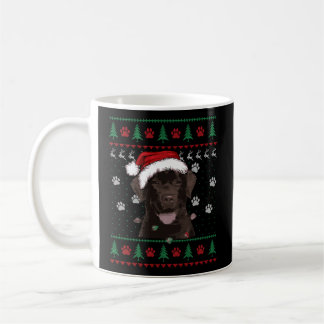 Chocolate Labrador Christmas Ugly Sweater Lab Dog Coffee Mug