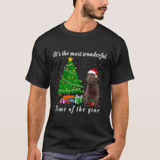 Chocolate Labrador Dog It'S The Most Wonderful Tim T-Shirt
