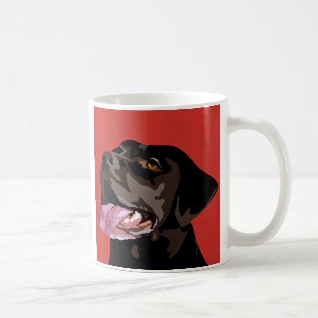 Chocolate Labrador Mug (Right)