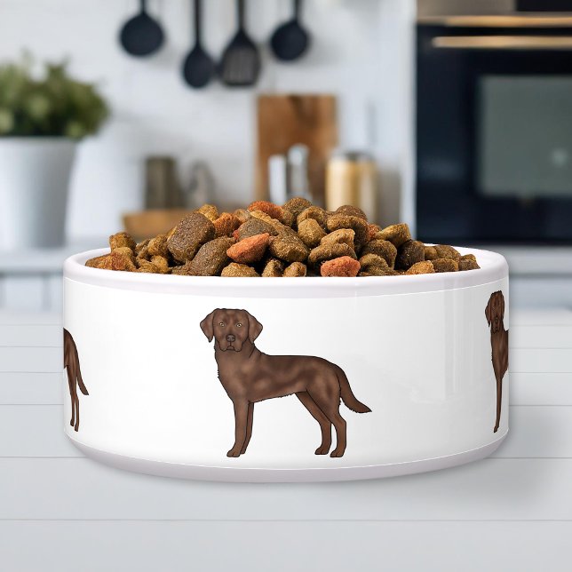 Chocolate Labrador Retriever Cartoon Lab Dog Art (Creator Uploaded)