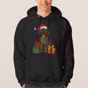 Chocolate Labrador Retriever Christmas Xmas Lab Do Hoodie