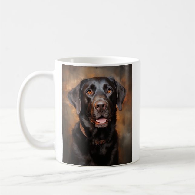 Chocolate Labrador Retriever  Coffee Mug (Left)