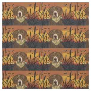 CHOCOLATE LABRADOR RETRIEVER FABRIC