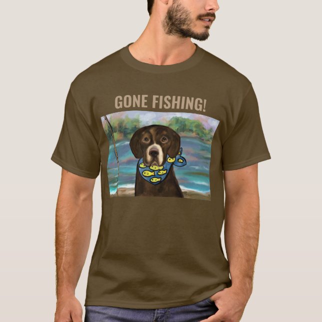 CHOCOLATE LABRADOR RETRIEVER T-Shirt (Front)
