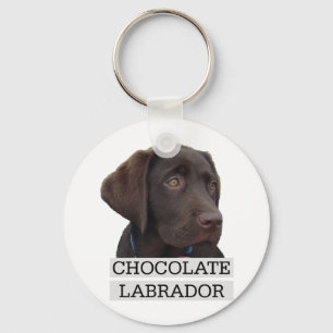 Chocolate Labrador Unique Design! Keychain