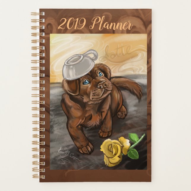Chocolate Latte Lab Planner (Front)