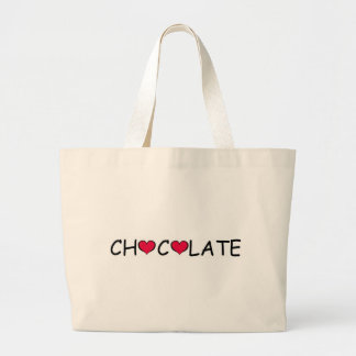 CHOCOLATE LOVE LARGE TOTE BAG