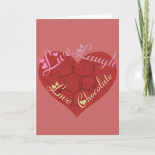 Chocolate Love Valentine Greeting Card