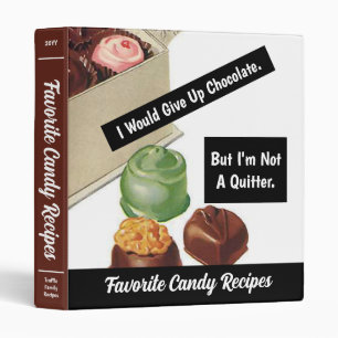 Chocolate Lover Candy Maker Favourite Recipes Binder