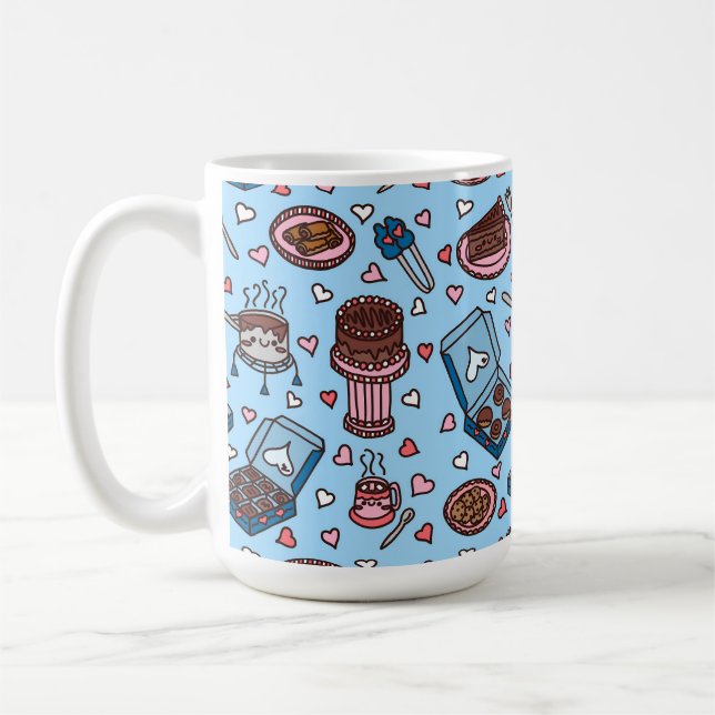Chocolate lover cute coffee mug (Left)