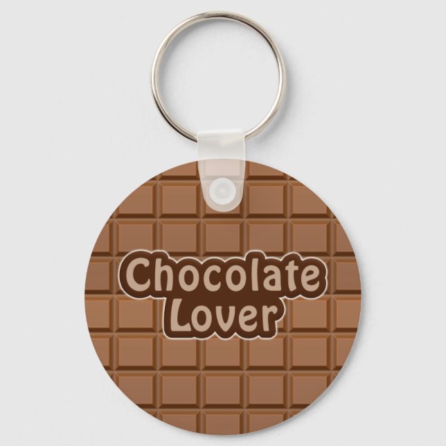 Chocolate Lover keychain (Front)