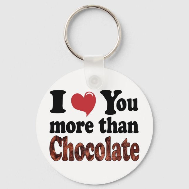 Chocolate Lover Keychain (Front)