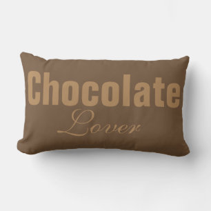 Chocolate lover lumbar pillow