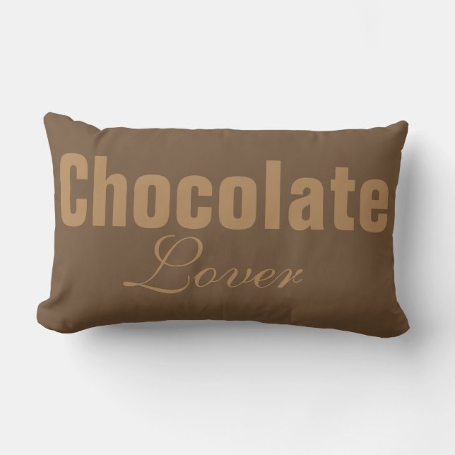 Chocolate lover lumbar pillow (Front)