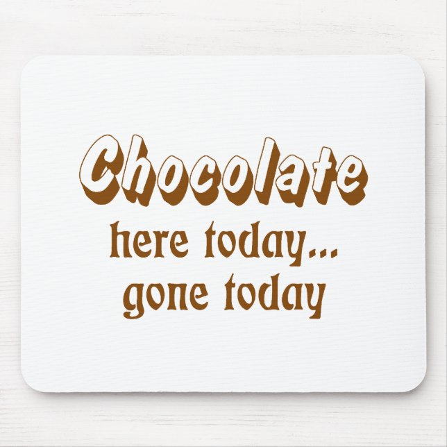 Chocolate Lover Mouse Pad (Front)