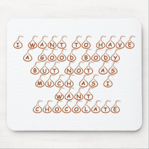 Chocolate Lover Mouse Pad