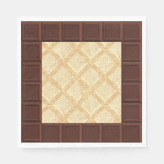 Chocolate lover napkin, Chocolate bar   Napkin