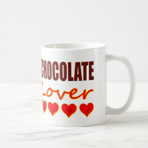 Chocolate Lover with heart-shaped chocolate boxes Coffee Mug