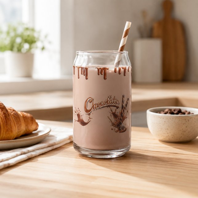Chocolate Lovers Dripping Chocolate Can Glass (Creator Uploaded)