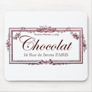 Chocolate lovers .... love this vintage French art Mouse Pad