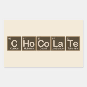 Chocolate Made of Elements Sticker