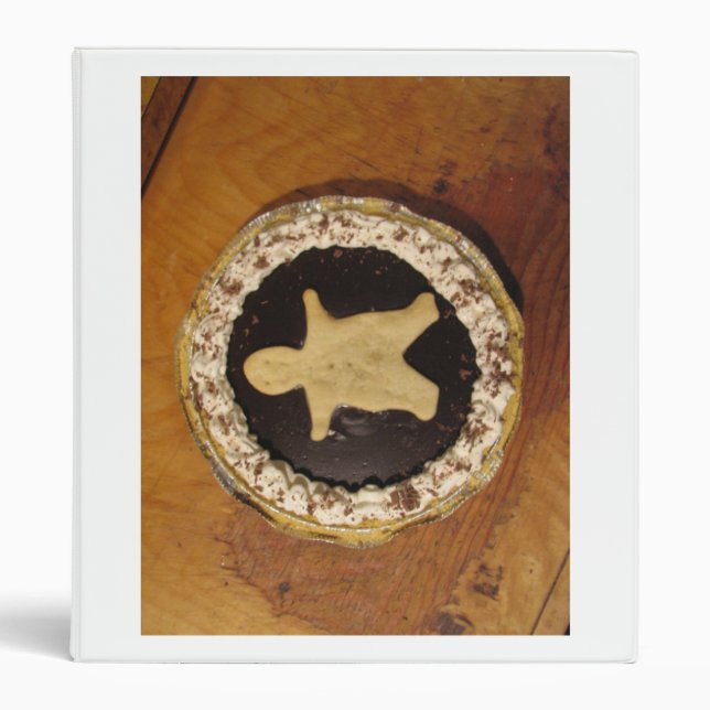 Chocolate Man Pie Binder (Front)