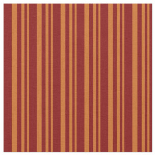 Chocolate & Maroon Coloured Lines/Stripes Pattern Fabric