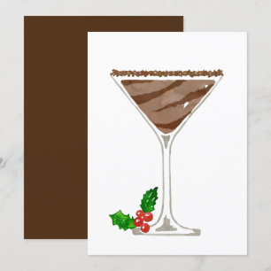 Chocolate Martini Invitations