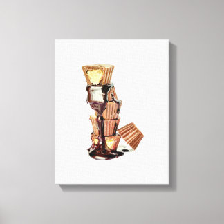 Chocolate Melt Hand-drawn Pencil Crayon Art Print