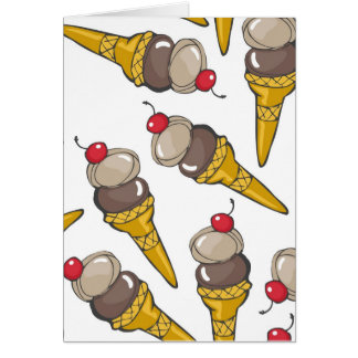 chocolate messy ice cream with cherry