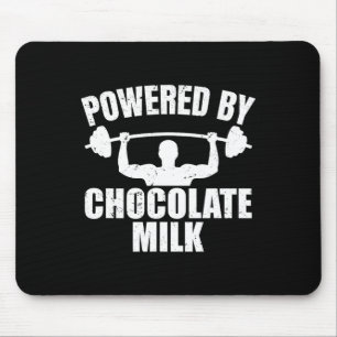 Chocolate Milk Gym Fitness Workout Bodybuilding Mouse Pad
