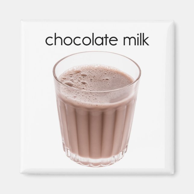 Chocolate Milk Refrigerator Magnet (Front)