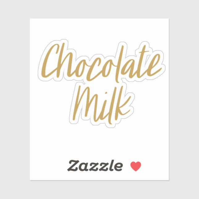 Chocolate Milk Storage Sticker (Sheet)