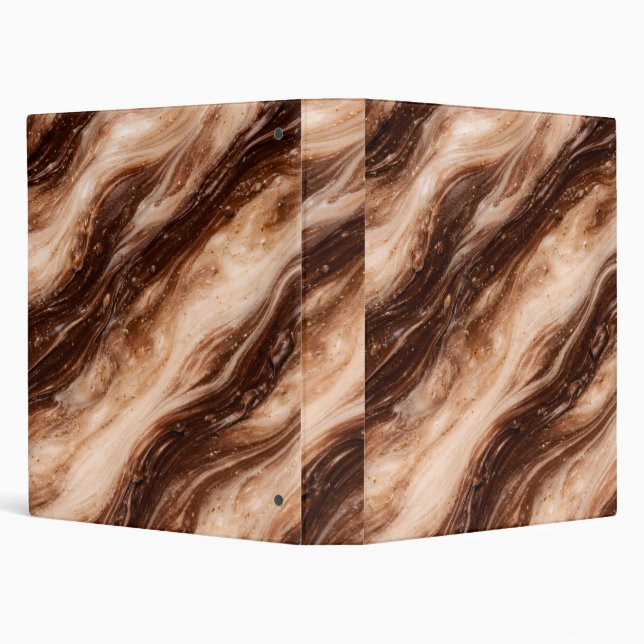 Chocolate Milkshake Marble Texture Binder (Background)