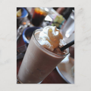 Chocolate Milkshake Post Card