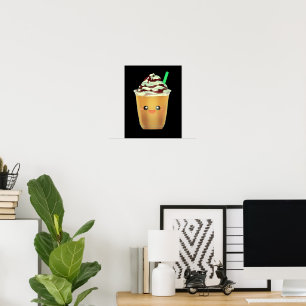 Chocolate Mocha Blended Coffee Frappe  Poster
