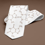 Chocolate Molecule Chemistry Lovers Tie<br><div class="desc">Elevate your style with our Chocolate Molecule Chemistry Lover's Neck Tie - the perfect accessory for science enthusiasts! This tasteful tie features the molecular structure of everyone's favourite treat, chocolate. Whether you're a chemist, a chocolatier, or simply have a sweet tooth, this tie is a conversation starter. Crafted with care,...</div>