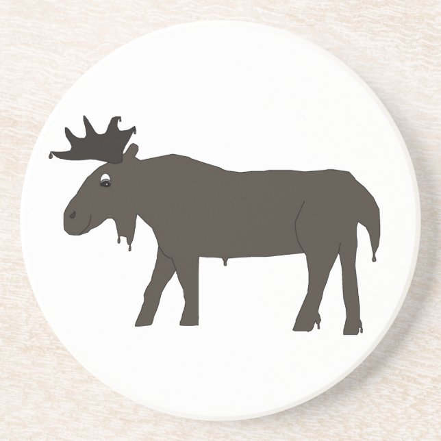 Chocolate Moose coasters (Front)