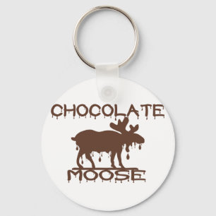 Chocolate Moose Keychain