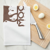 Chocolate Moose Kitchen Towel (Quarter Fold)